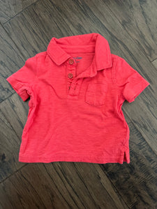 3-6M Red Polo