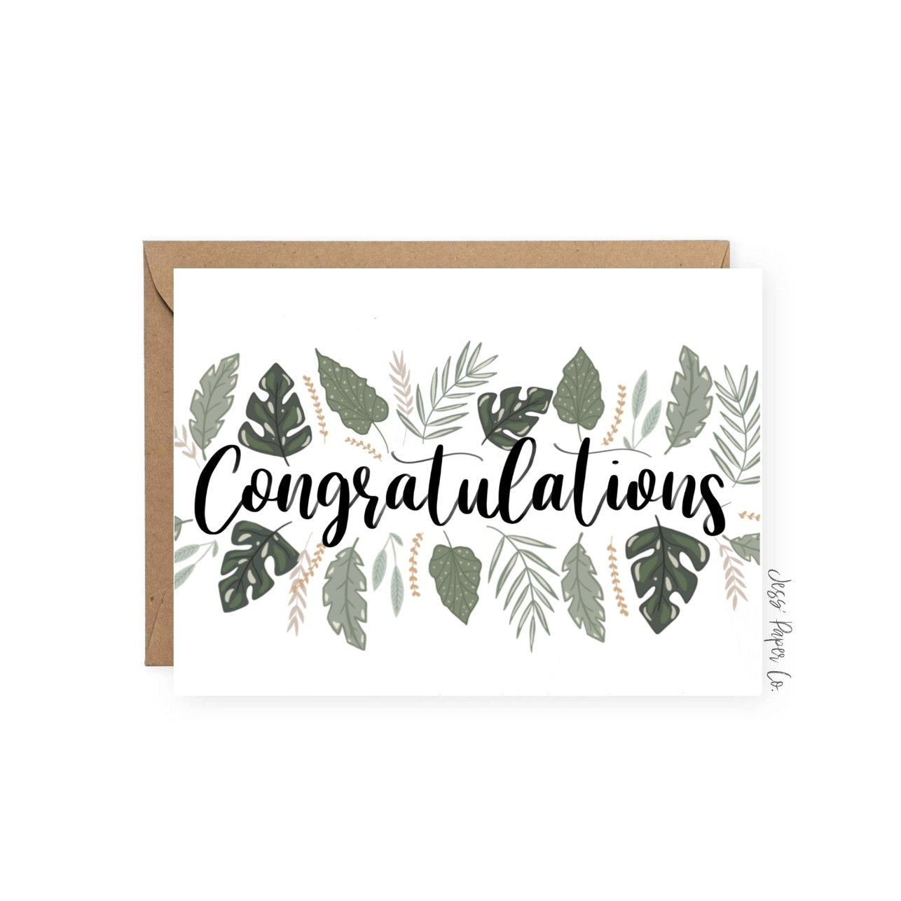 "Congratulations" Plant Card