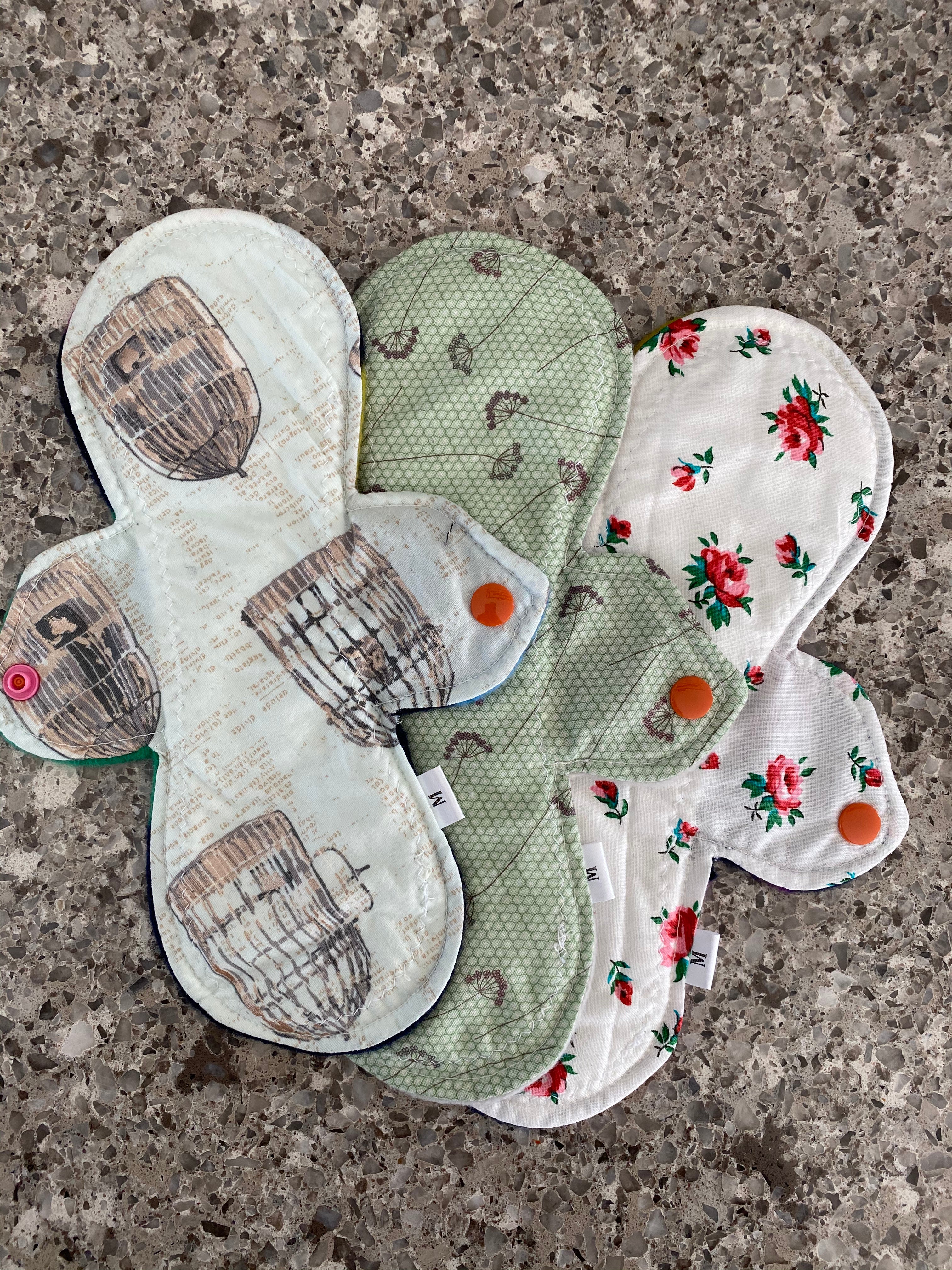 Reusable Cloth Pad-Moderate | Rhymes with Orange