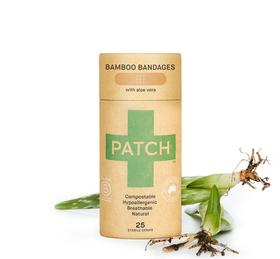 Natural Bamboo Strip Bandages (Pack of 25) | Patch
