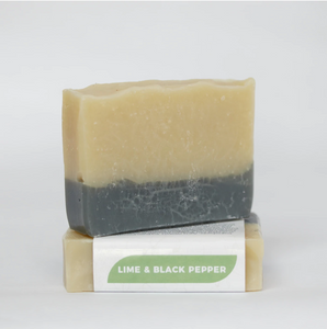Lime & Black Pepper Soap Bar | Aide Bodycare