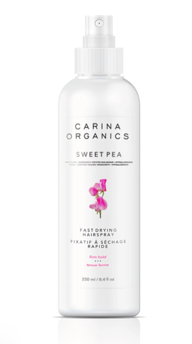 Sweet Pea Fast Drying Hair Spray | Carina Organics